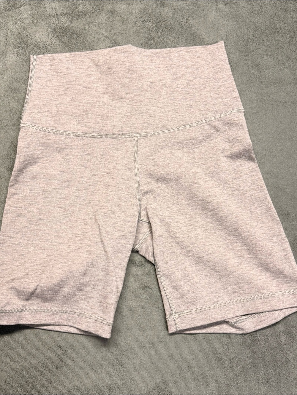 TNA High-Waist Athletic Bike Shorts in Grey -4” rise